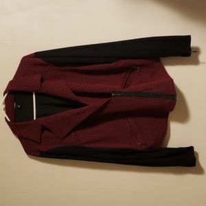 Torrid Magneta/Black Asymmetrical Motorcycle Jacket